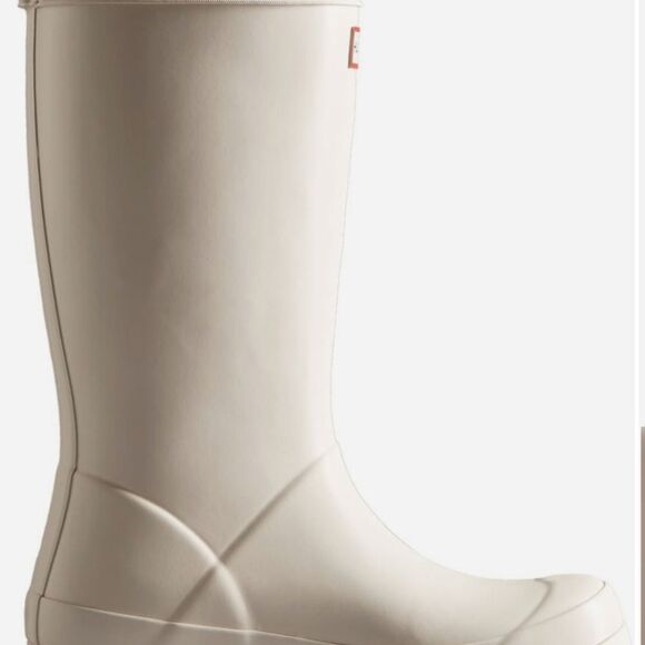 Hunter Original Play Tall Waterproof Rain Boots- Natural - Picture 4 of 10